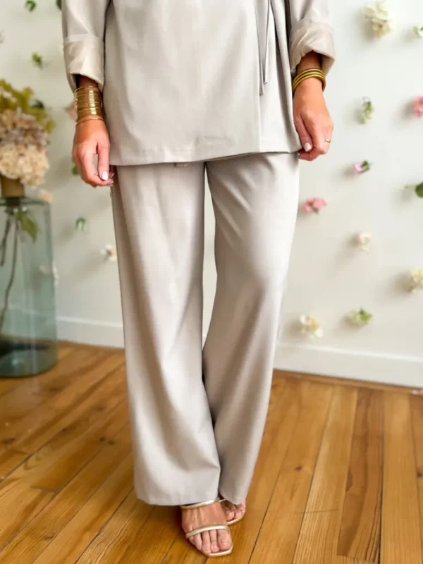 Vestes, Manteaux | Pantalons, Jeans*Justine Boutique Aaron veste + pantalon taupe