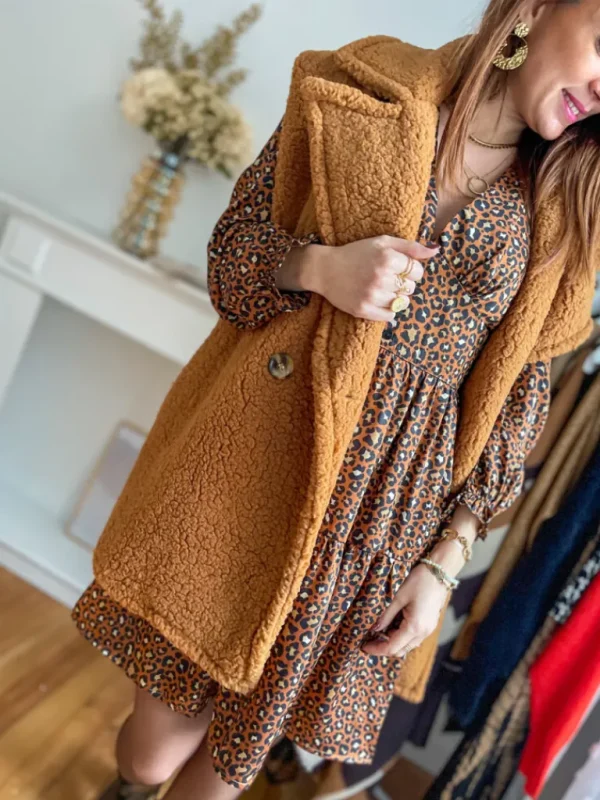 Robes, Jupes*Justine Boutique Alma robe satinée léo