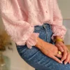 Tops, Blouses*Justine Boutique Anette blouse plumetis rose