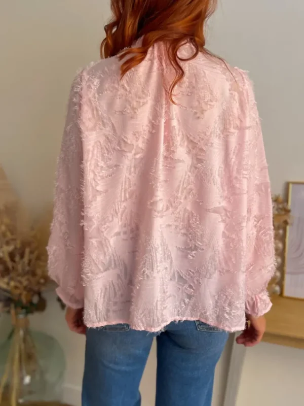 Tops, Blouses*Justine Boutique Anette blouse plumetis rose