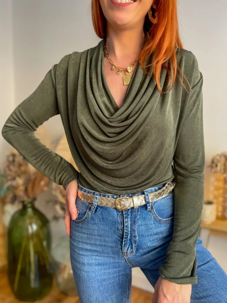 arnaud_top_col_benitier_k_0.webp Tops, Blouses*Justine Boutique Arnaud top col benitier kaki