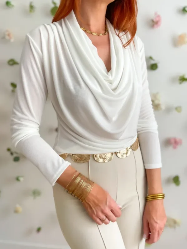 Tops, Blouses*Justine Boutique Arnaud top col bénitier écru