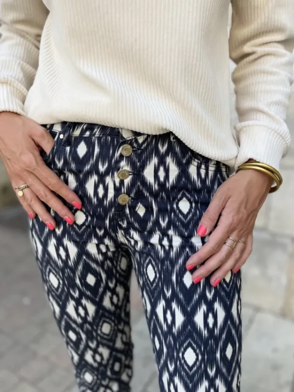 Pantalons, Jeans*Justine Boutique Arro pantalon imprimé