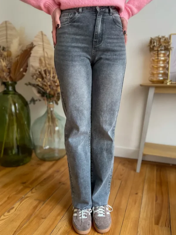 Pantalons, Jeans*Justine Boutique Artus pantalon flare gris