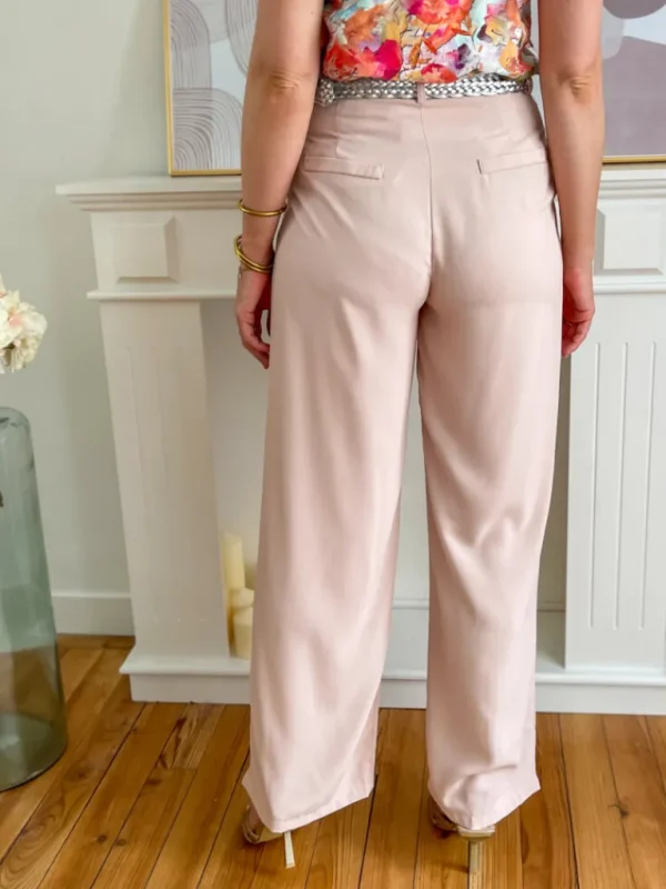 Pantalons, Jeans*Justine Boutique Bastien pantalon tailleur rose