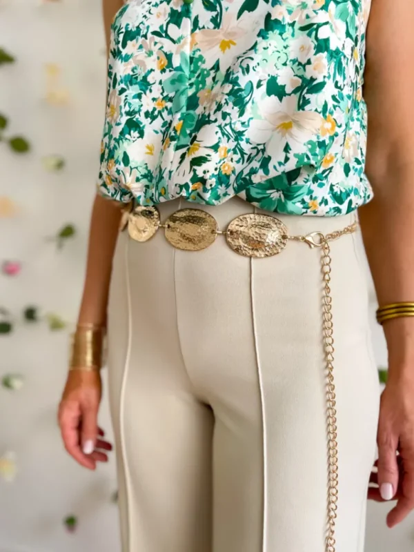 Pantalons, Jeans*Justine Boutique Beky pantalon fluide écru
