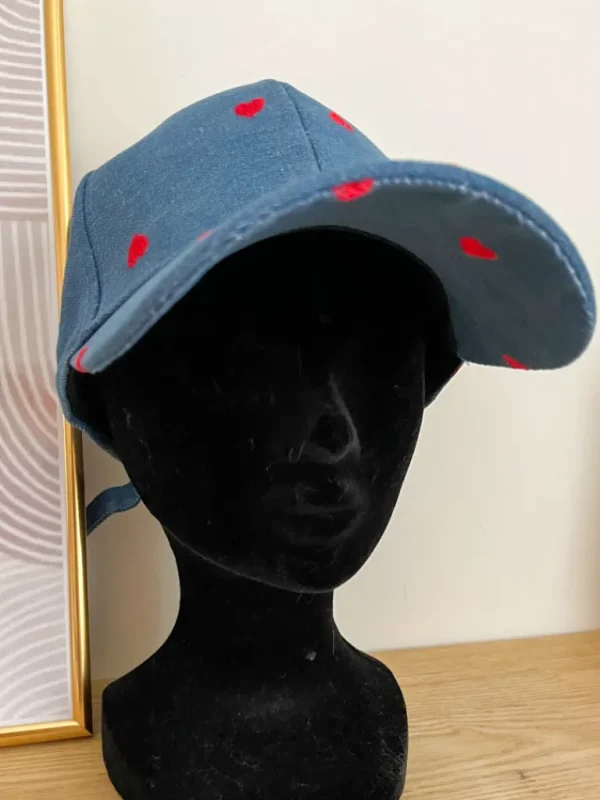 Echarpes, Bandeaux, Mitaines Et Casquettes*Justine Boutique Casquette cœurs