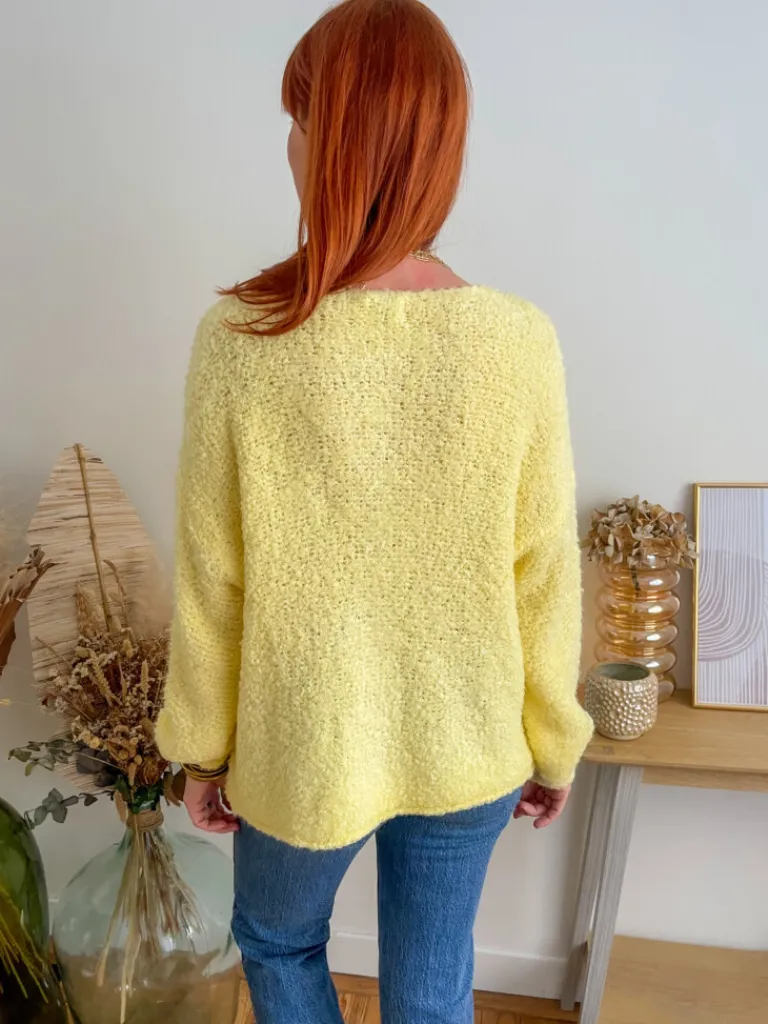 charli_gilet_gros_boutons_4.webp Pulls, Gilets*Justine Boutique Charli gilet gros boutons jaune