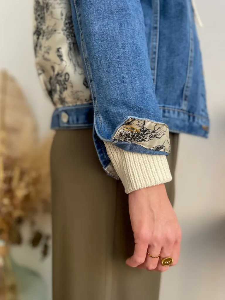cleste_veste_jean_empicem_3.webp Vestes, Manteaux*Justine Boutique Céleste veste jean empiècement