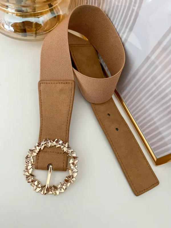 Ceintures*Justine Boutique Cloée ceinture élastique camel