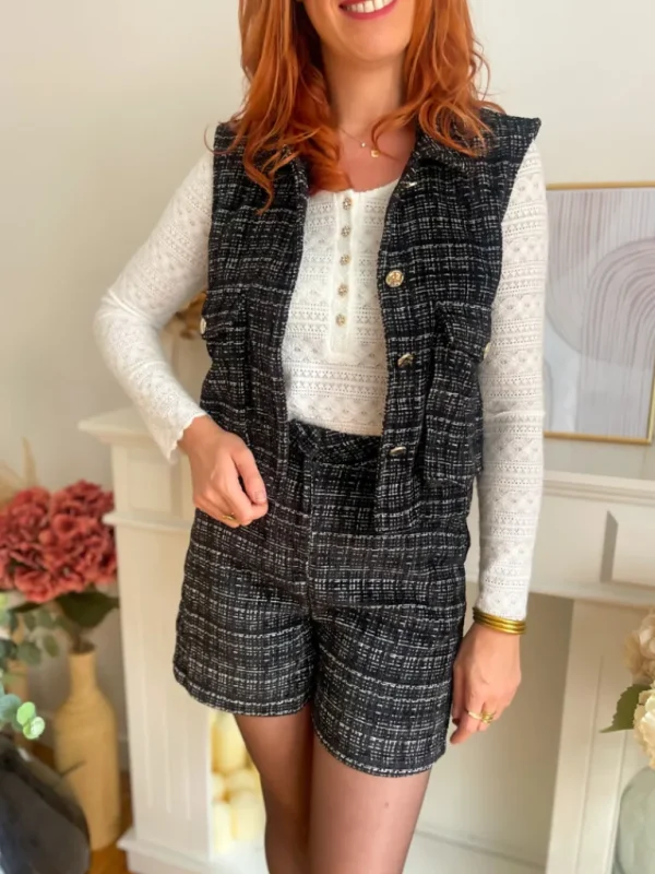 Pantalons, Jeans*Justine Boutique Clovis short tweed