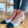 Chaussures, Chaussettes*Justine Boutique Côme escarpins argentés