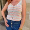 Tops, Blouses*Justine Boutique Diant top maille colorée