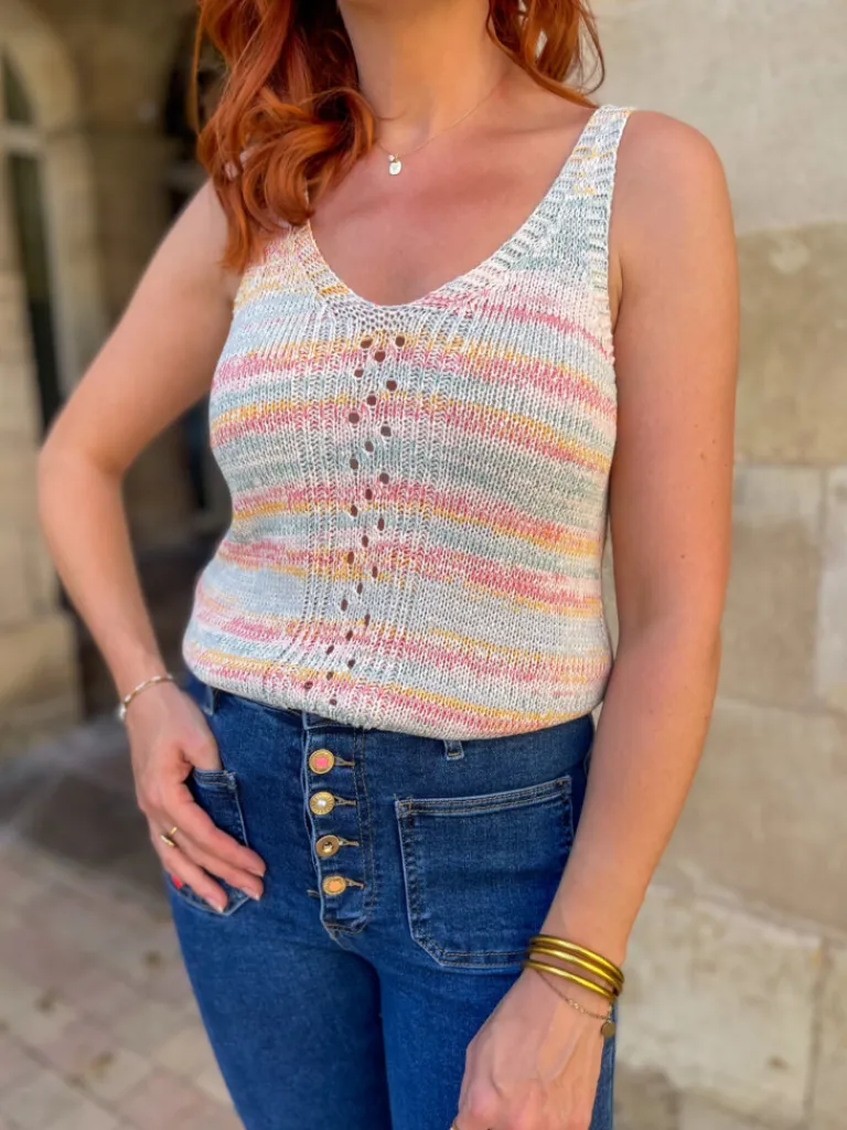 diant_top_maille_colore_0.webp Tops, Blouses*Justine Boutique Diant top maille colorée