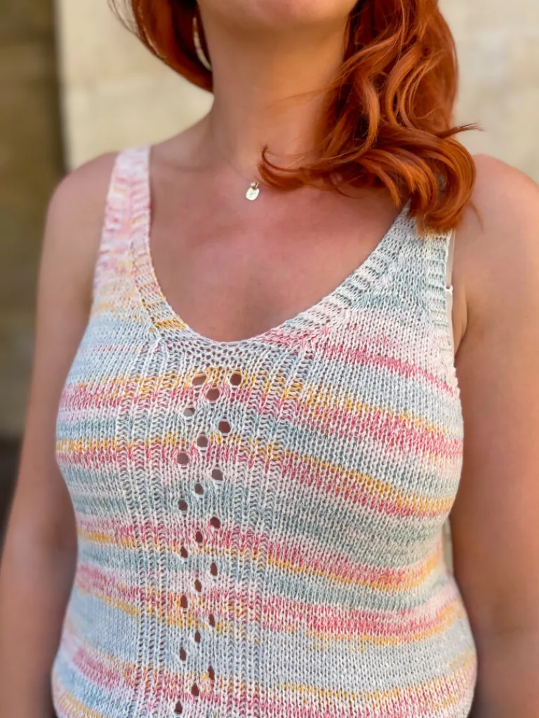 diant_top_maille_colore_3.webp Tops, Blouses*Justine Boutique Diant top maille colorée