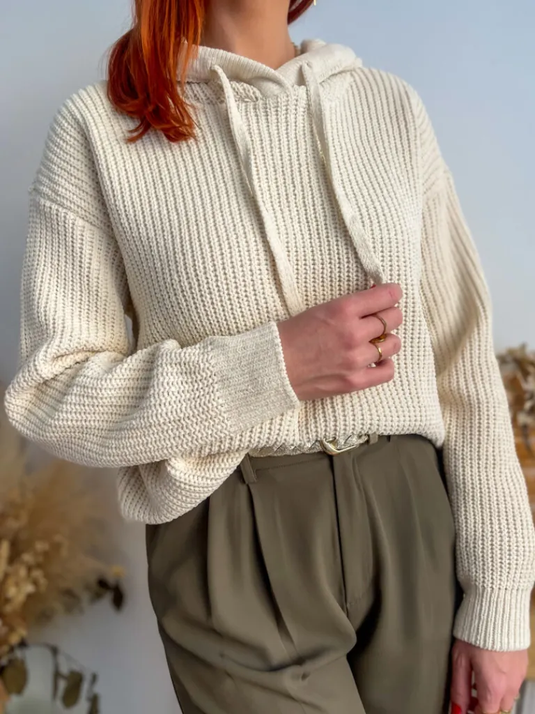eat_pull__capuche_cru_4.webp Pulls, Gilets*Justine Boutique Eat pull à capuche écru