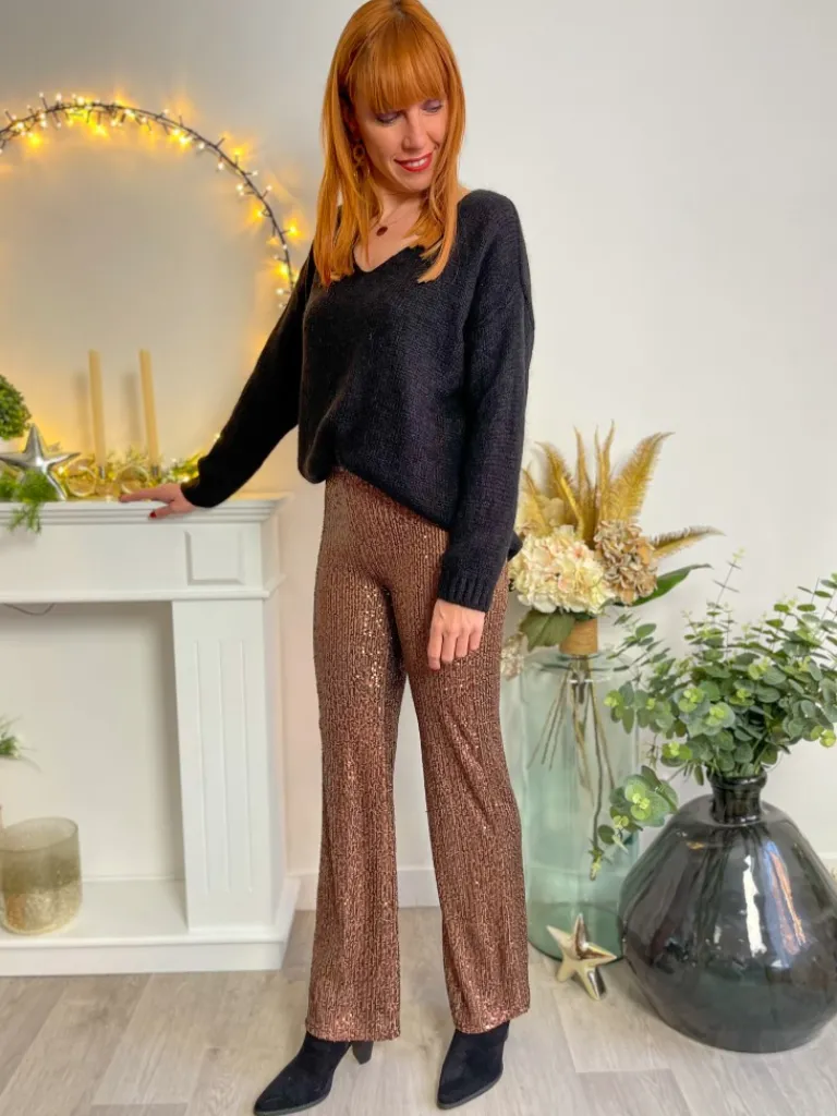 fiesta_pantalon_sequins_c_0.webp Pantalons, Jeans*Justine Boutique Fiesta pantalon sequins choco