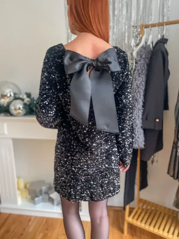 Robes, Jupes*Justine Boutique Fiesta robe nœud et sequins