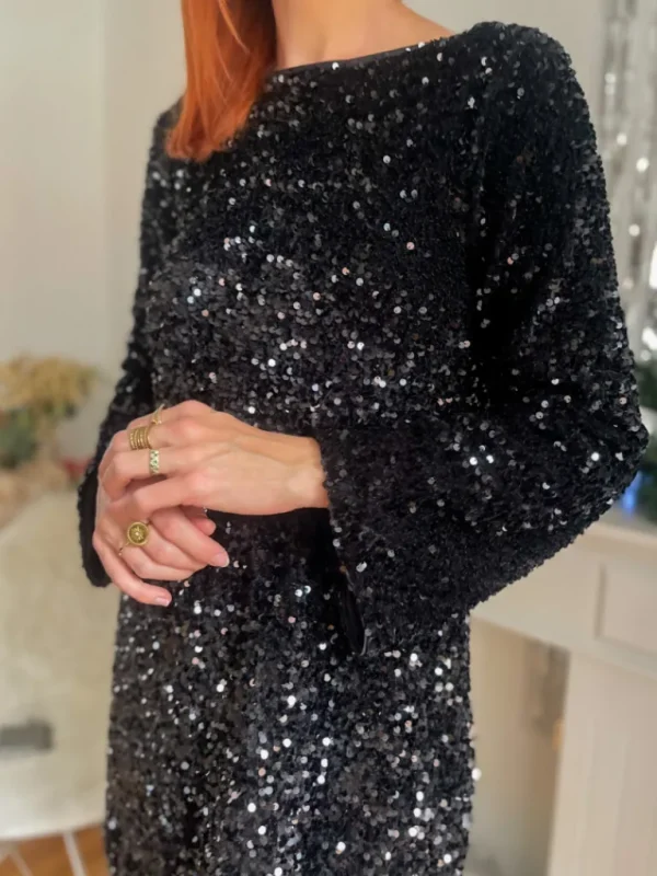 Robes, Jupes*Justine Boutique Fiesta robe nœud et sequins