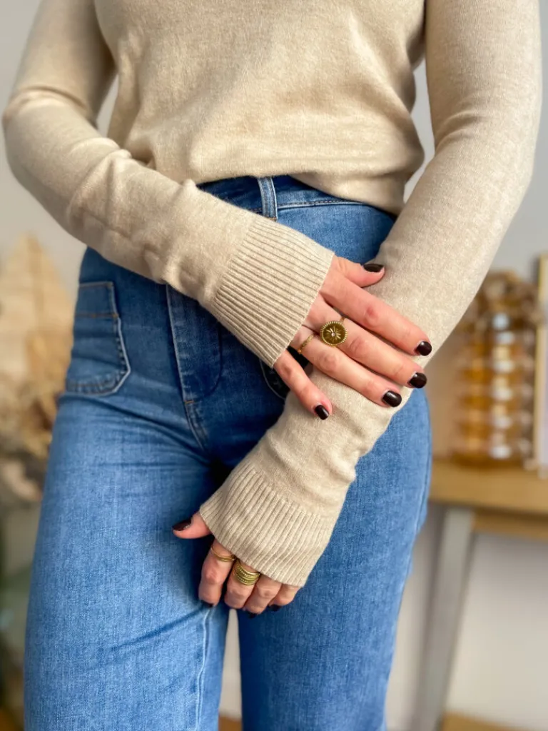 gabin_pull_fin_beige_2.webp Pulls, Gilets*Justine Boutique Gabin pull fin beige