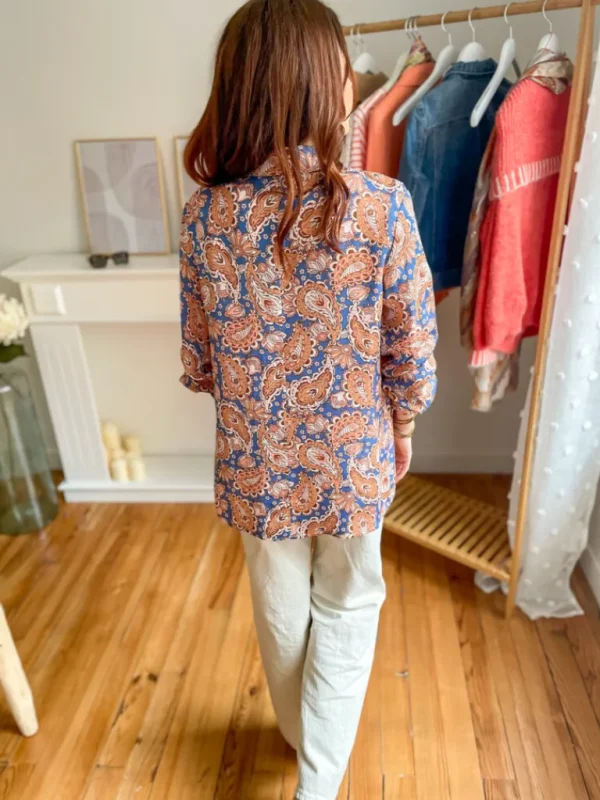 Vestes, Manteaux*Justine Boutique Heda blazer fluide à motifs