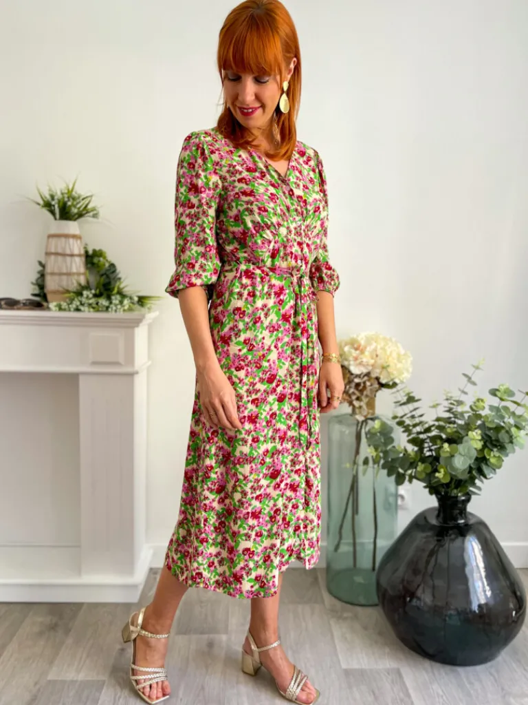 henora_robe_longue_imprim_2.webp Robes, Jupes*Justine Boutique Henora robe longue imprimé fleurs