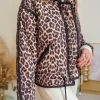 Vestes, Manteaux*Justine Boutique Ira doudoune léopard