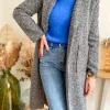 Vestes, Manteaux*Justine Boutique Isaac long manteau gris