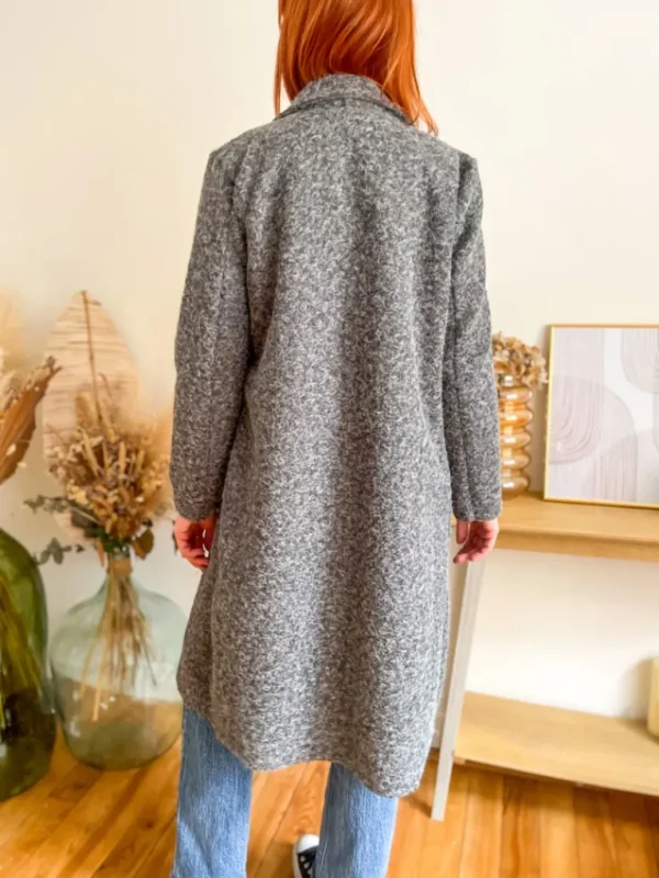Vestes, Manteaux*Justine Boutique Isaac long manteau gris