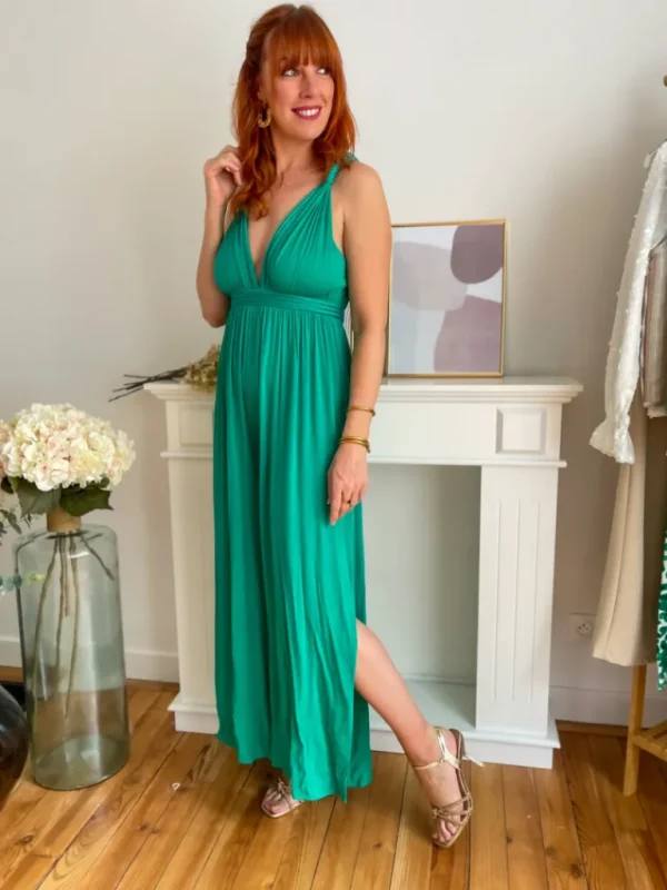 Pantalons, Jeans*Justine Boutique Jade combipantalon verte