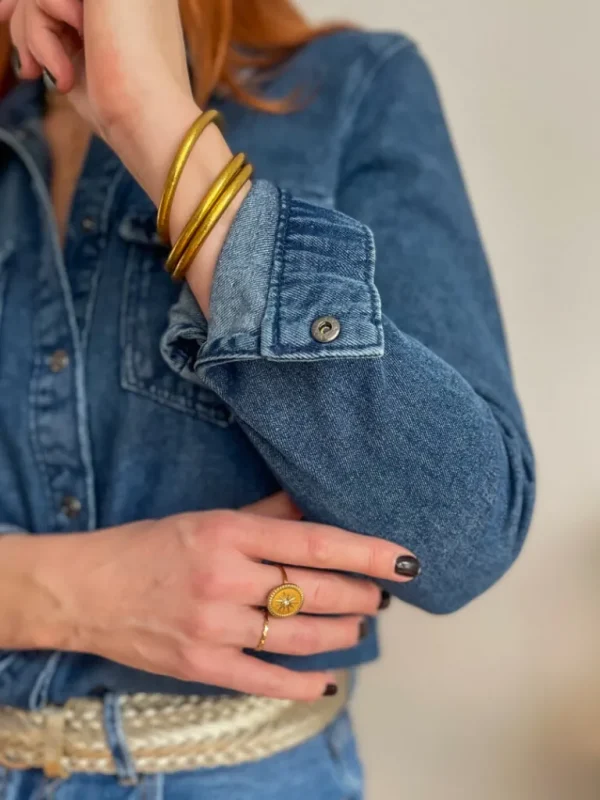 Tops, Blouses*Justine Boutique Jenny chemise en jean