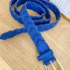 Ceintures*Justine Boutique Lara ceinture tressé bleue