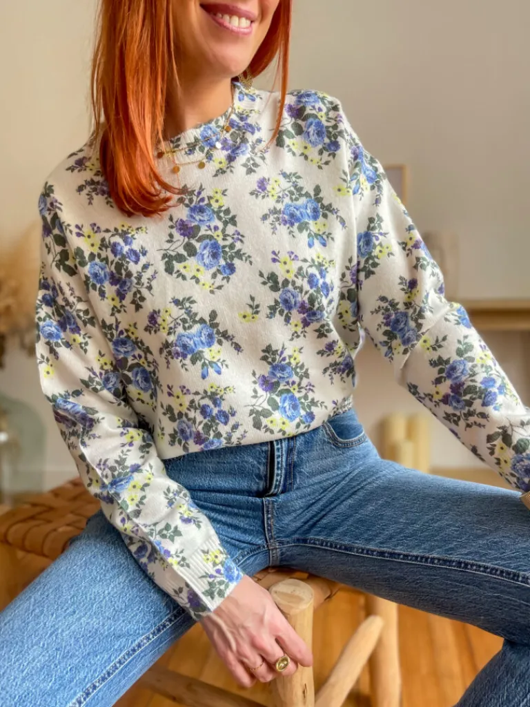 liam_pull_fleuri_0.webp Pulls, Gilets*Justine Boutique Liam pull fleuri
