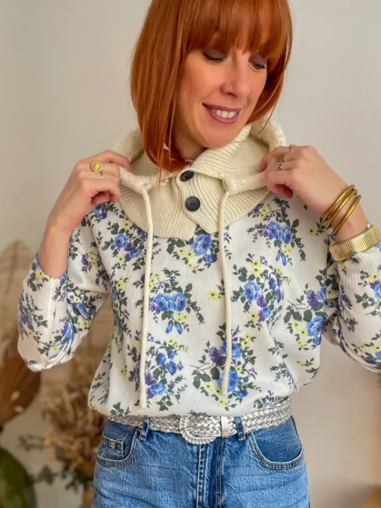 liam_pull_fleuri_5.webp Pulls, Gilets*Justine Boutique Liam pull fleuri