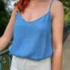 Tops, Blouses*Justine Boutique Liliana top bretelles tencel