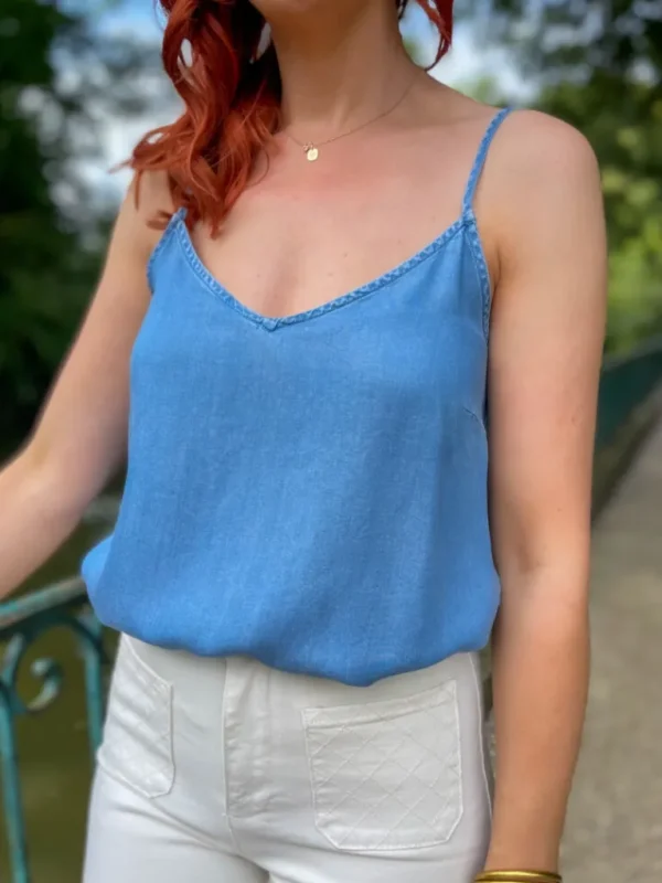 Tops, Blouses*Justine Boutique Liliana top bretelles tencel