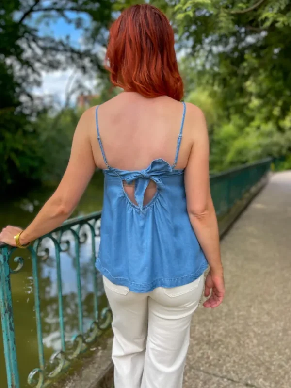 Tops, Blouses*Justine Boutique Liliana top bretelles tencel