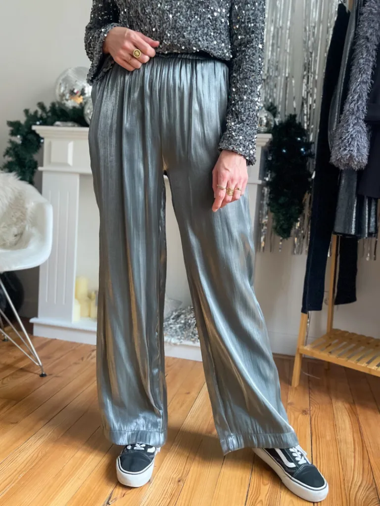 lino_pantalon_mtallis_arg_0.webp Pantalons, Jeans*Justine Boutique Lino pantalon métallisé argent