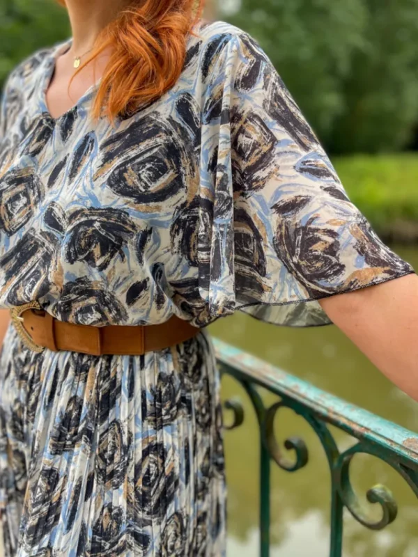 Pantalons, Jeans | Robes, Jupes*Justine Boutique Lisa combipantalon plissée à motifs