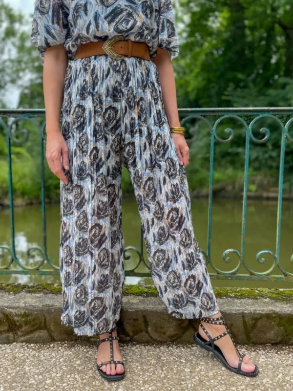Pantalons, Jeans | Robes, Jupes*Justine Boutique Lisa combipantalon plissée à motifs