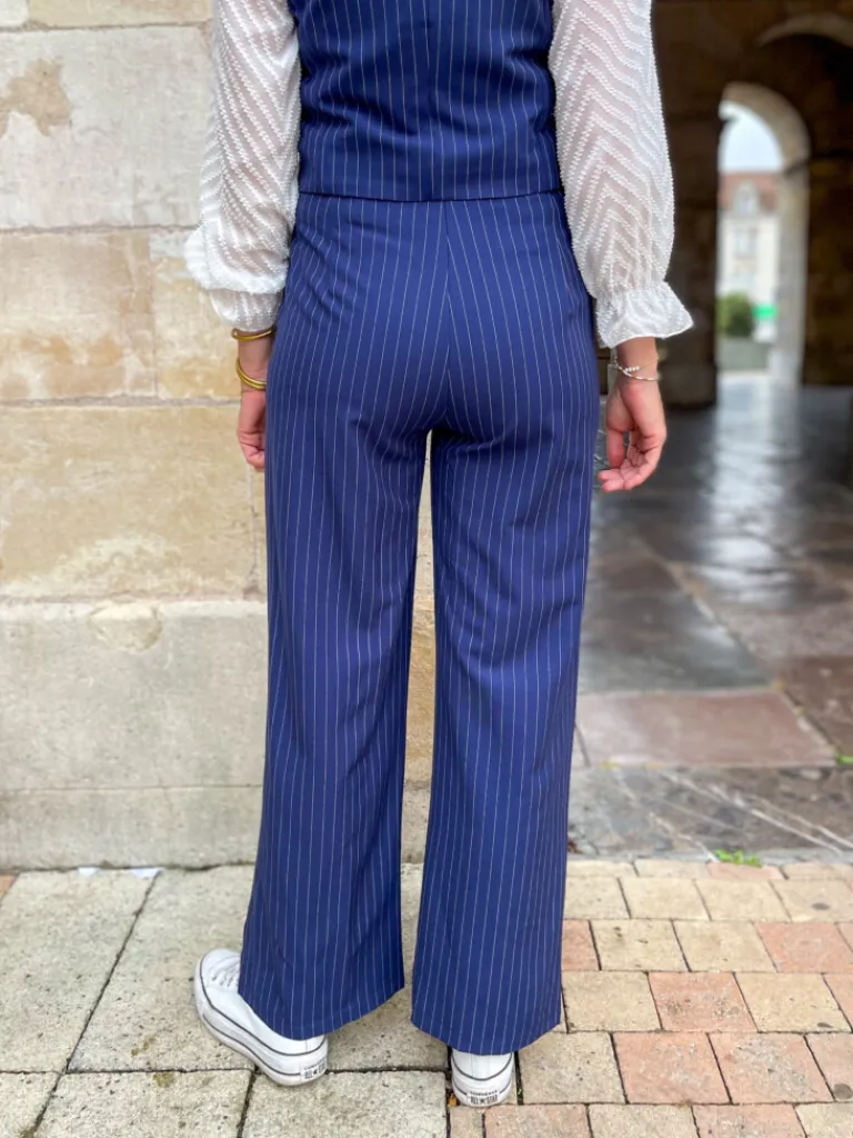lison_pantalon_ray_marine_3.webp Pantalons, Jeans*Justine Boutique Lison pantalon rayé marine