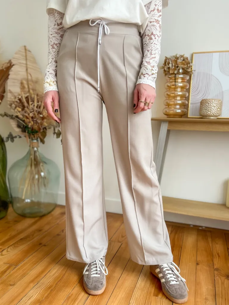 lois_pantalon_jogg_cru_0.webp Pantalons, Jeans*Justine Boutique Lois pantalon jogg écru