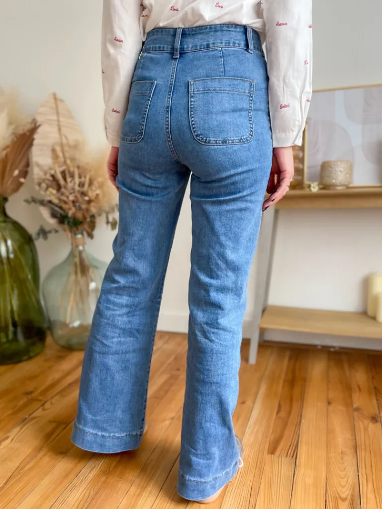 louis_jean_flare_0.webp Pantalons, Jeans*Justine Boutique Louis jean flare