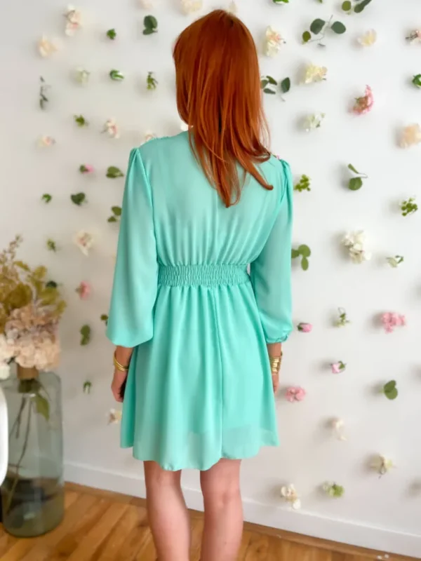 Robes, Jupes*Justine Boutique Louise robe vert d’eau