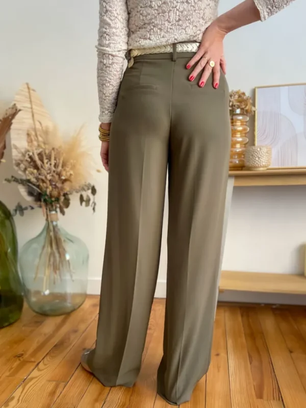 Pantalons, Jeans*Justine Boutique Lys pantalon fluide kaki