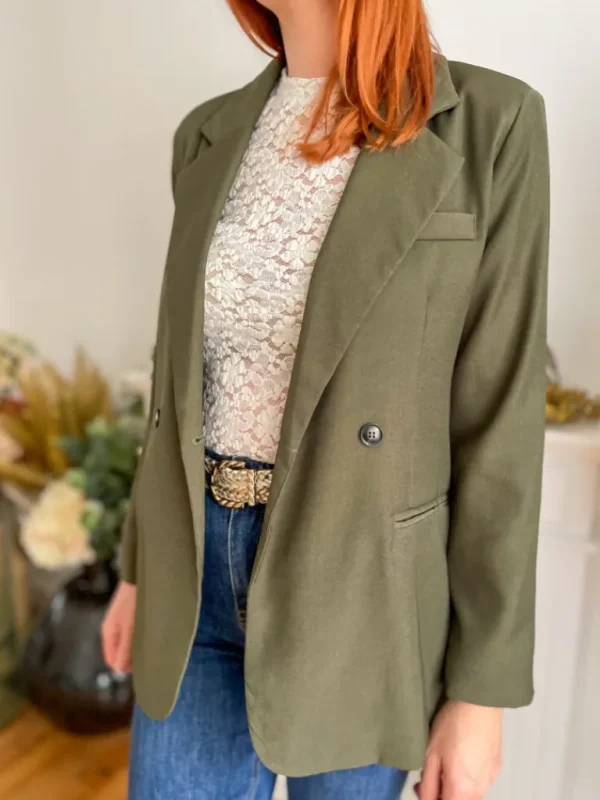 Vestes, Manteaux*Justine Boutique Marceau blazer kaki