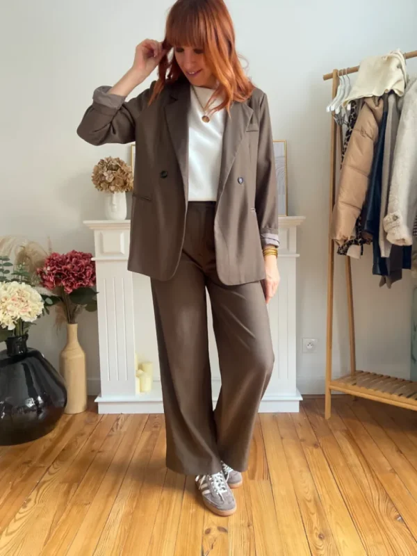 Vestes, Manteaux*Justine Boutique Marceau blazer marron glacé
