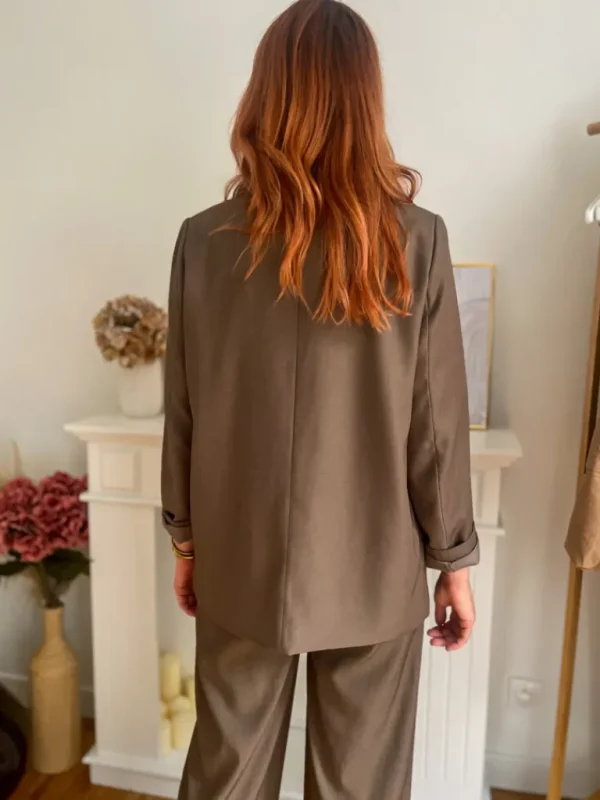 Vestes, Manteaux*Justine Boutique Marceau blazer marron glacé
