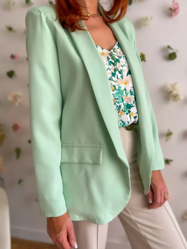 Vestes, Manteaux*Justine Boutique Marcel blazer vert sauge