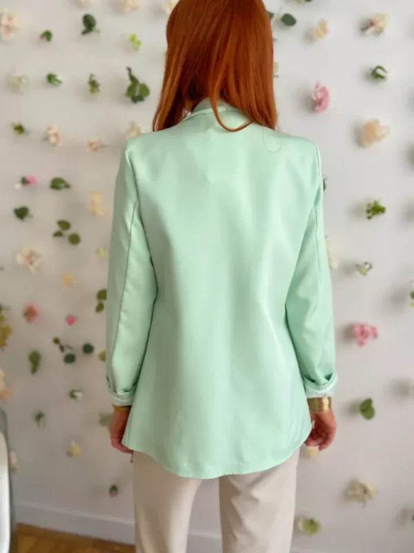 Vestes, Manteaux*Justine Boutique Marcel blazer vert sauge